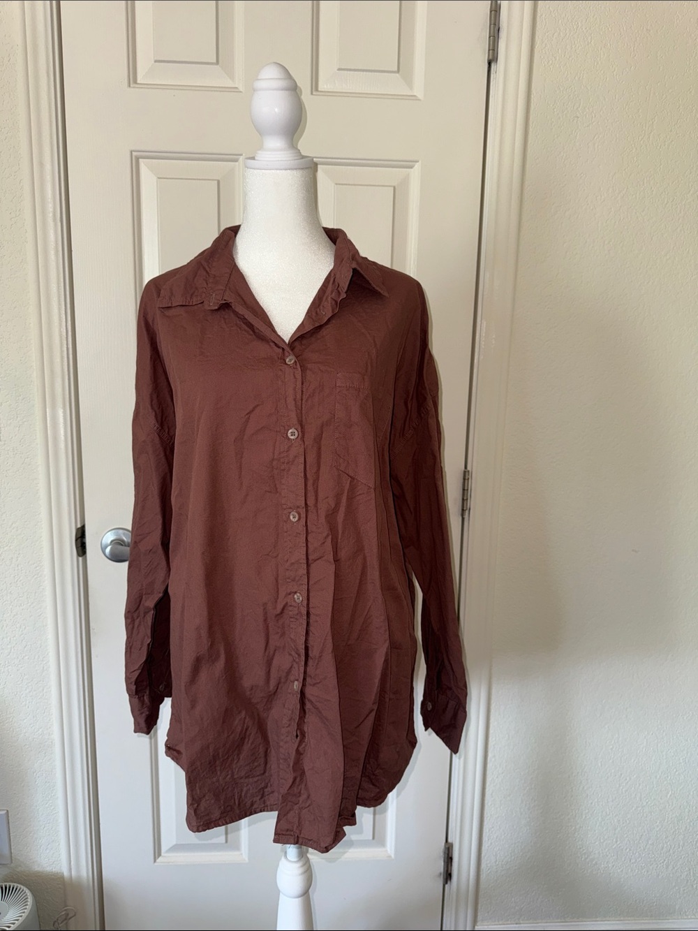 Cotton On Brown Button-Down Shirt